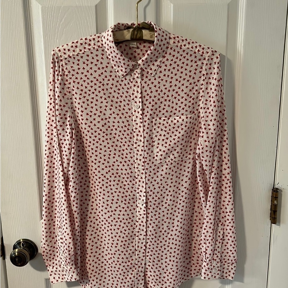 BEACHLUNCHLOUNGE woman long sleeve dress shirt